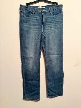 Levi Strauss Signature Mid Rise Straight Jeans 16M 33x32